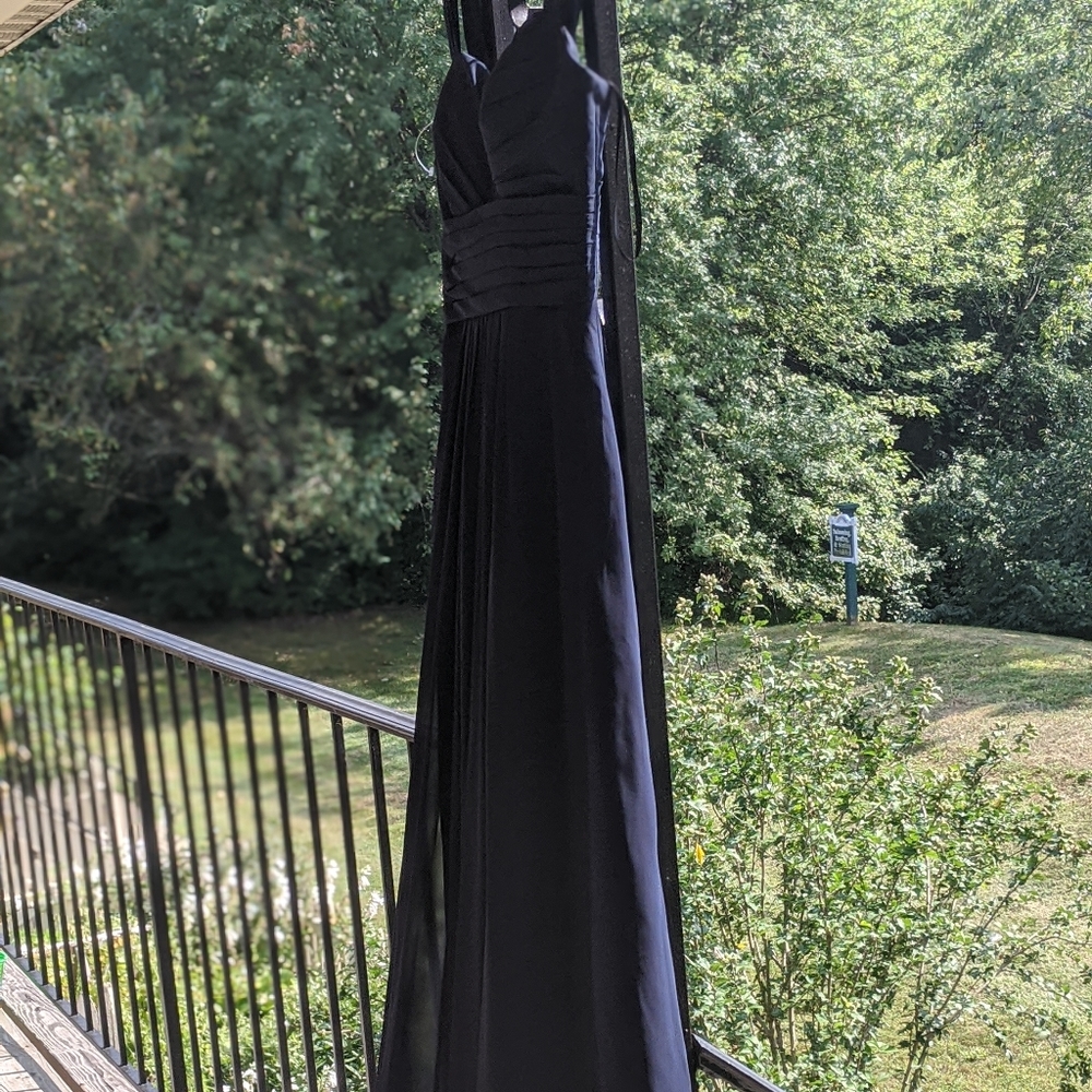 NAVY BLUE D'zage Bridesmaid dress